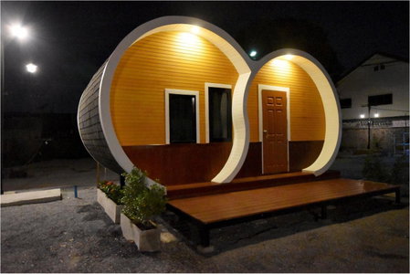 Tiny hut resort, Bangkok, Thailand