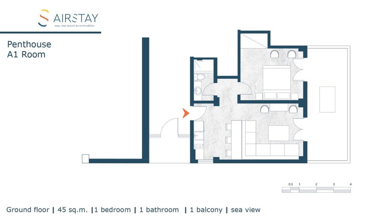 Penthouse & apartments by the Sea airport Airstay, Artemida, Greece
