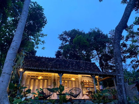 Villa Sare - House with panorama rice field view, Yogyakarta, Indonesia