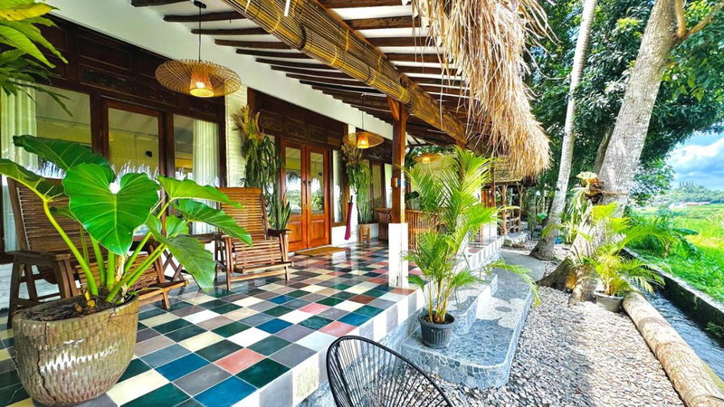 Villa Sare - House with panorama rice field view, Yogyakarta, Indonesia