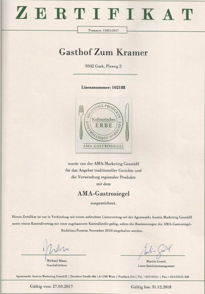 Gasthof Zum Kramer, Gurk, Austria