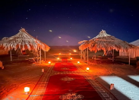 Bivouac Draa - Nuit dans le désert, Zagora, Morocco