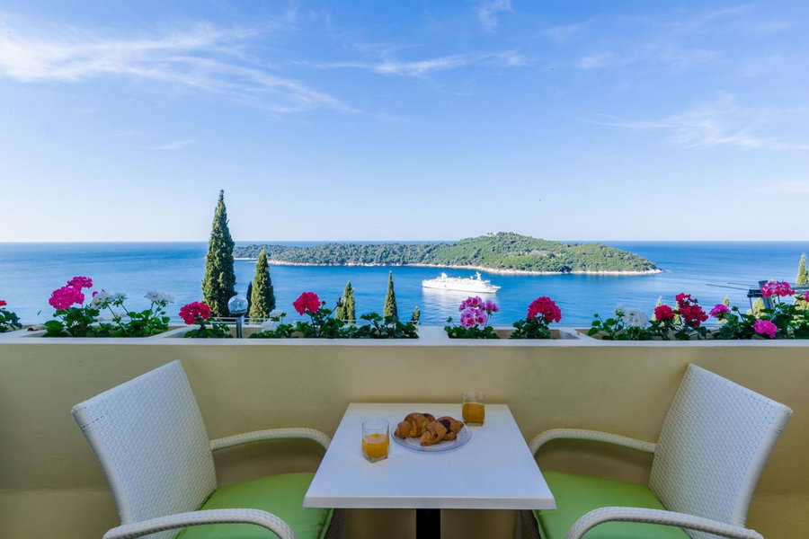 Deluxe Sunset Room, view of the Old Town, Dubrovnik, Croatia
