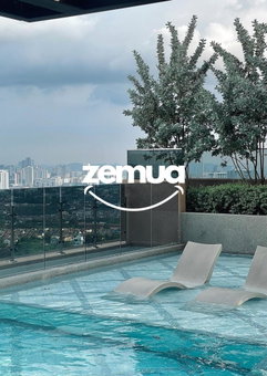 Minimalist Style Monthly Stay Fully Furnished Near 1U & IKEA WiFi Free Weekly Room Service, Petaling Jaya, Malaysia