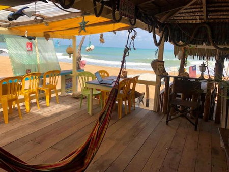 Beachfront Hut Upstairs Astra - Beach Shack Chalet, Tioman Island, Malaysia