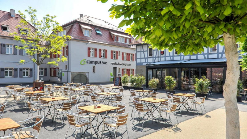 Hotel CampusZwei Komfortable Doppelzimmer & Apartments mit Küche Zentral in Ludwigsburg ideal für Business & Langzeitaufenthalte 24h Check in Kinder bis 14, Ludwigsburg, Germany