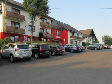 Hotel zur Burg Nürburg Large car park, Nürburg, Germany