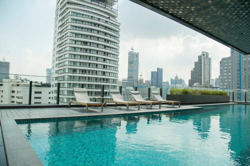 Circle Sukhumvit 11#Luxury#Pool#Gym#BTS Nana&MRT Sukhumvit#1BR#Max2ppl, Bangkok, Thailand
