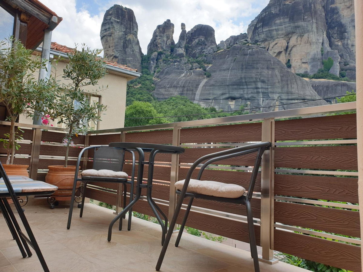 The house under the rocks of Meteora 1, Greece