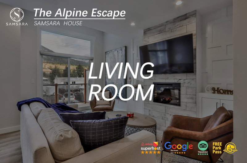 The Alpine Escape by Samsara Resort Top View Downtown 4BR & 3BTH, Canmore, Canada