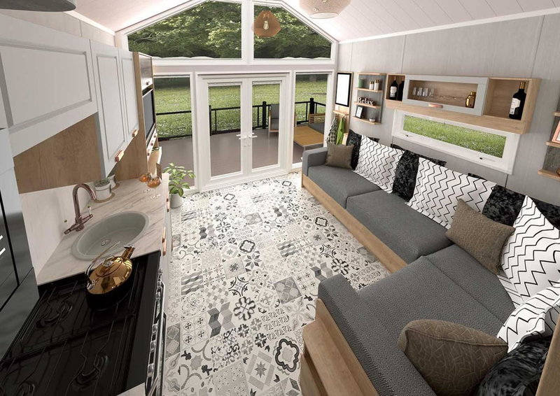Riddings Wood lodges, Alfreton, United Kingdom