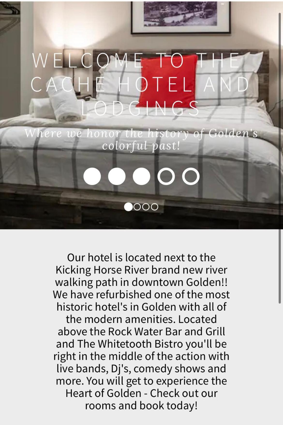 The Cache Hotel and Lodgings, Canada