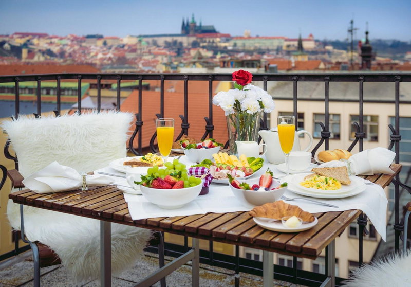 A/C + TERRACE Breakfast at Tiffany’s, Prague, Czechia