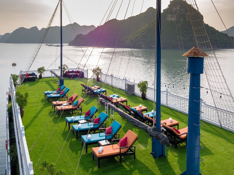Verdure Lotus Luxury Cruise on Lan Ha Bay, Ha Long, Vietnam
