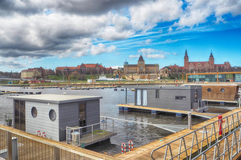 Hausboot - Domy na wodzie - Houseboat Porta Mare - Odradream, Szczecin, Poland