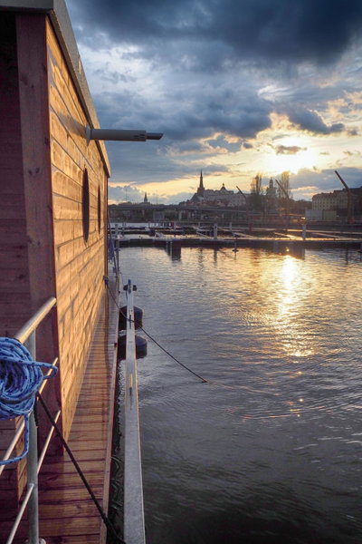 Hausboot - Domy na wodzie - Houseboat Porta Mare - Odradream, Szczecin, Poland