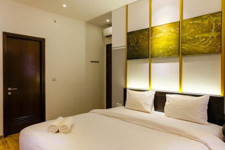 Elegant 2BR Apartment at M-Town Signature near Shopping Mall By Travelio, Tangerang, Indonesia