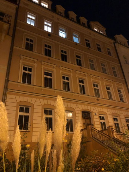 Byt s krásnou vyhlídkou na hotel Imperial, Karlovy Vary, Czechia