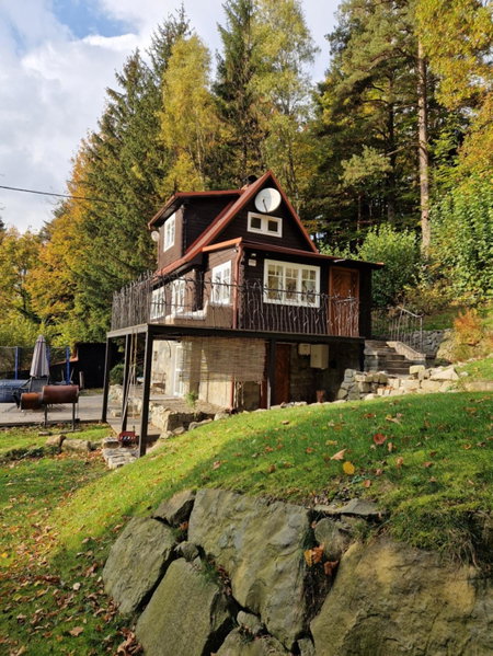 Chaloupka na stráni, Ostravice, Czechia