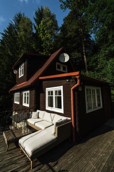 Chaloupka na stráni, Ostravice, Czechia