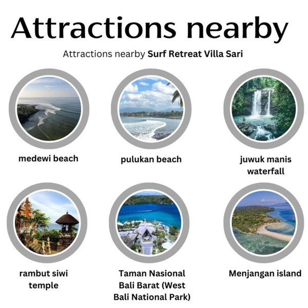 Surf Retreat Villa Sari Bali, Pulukan, Indonesia